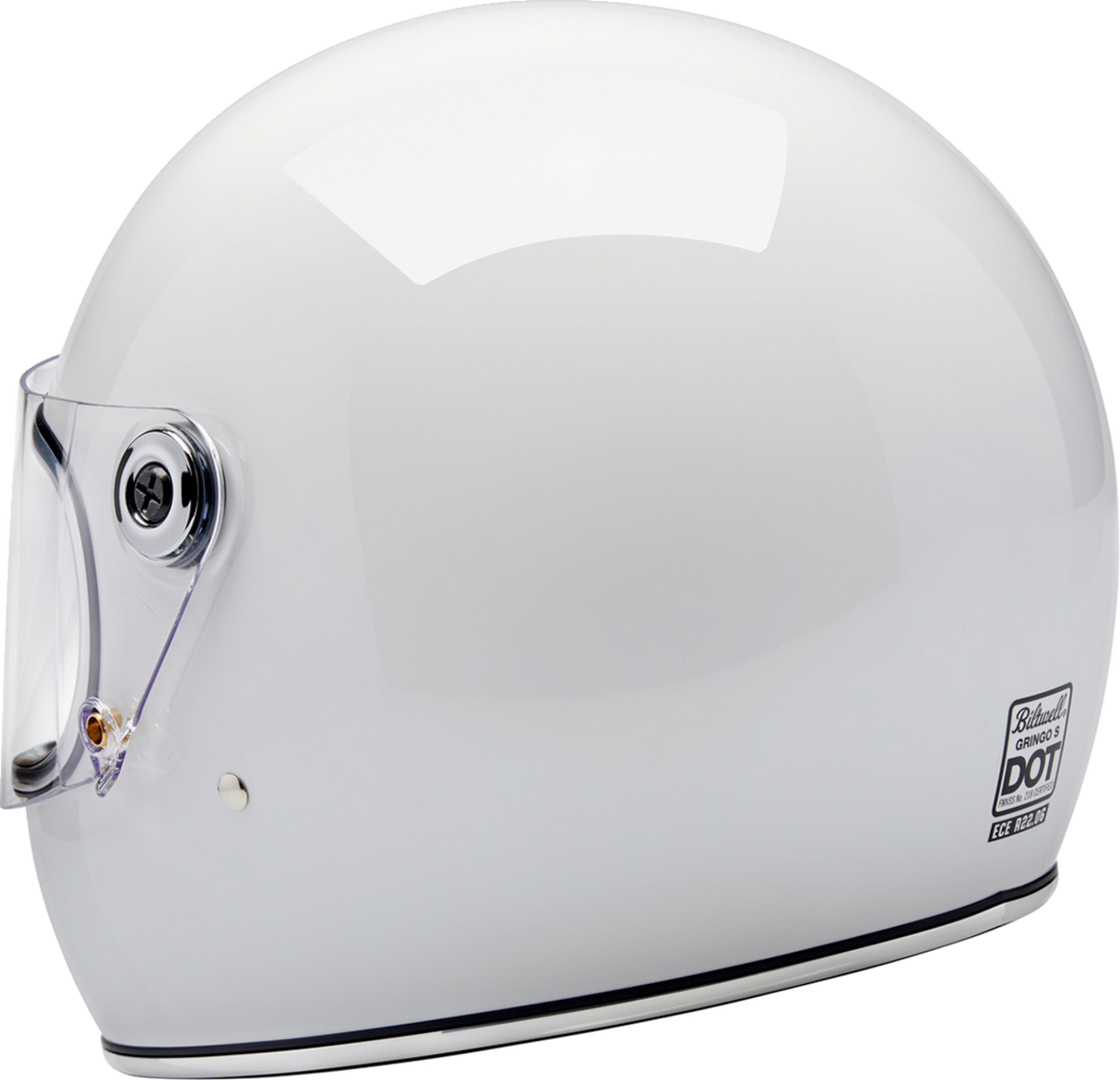 BILTWELL Gringo S Helmet - Gloss White - Small 1003-102-502