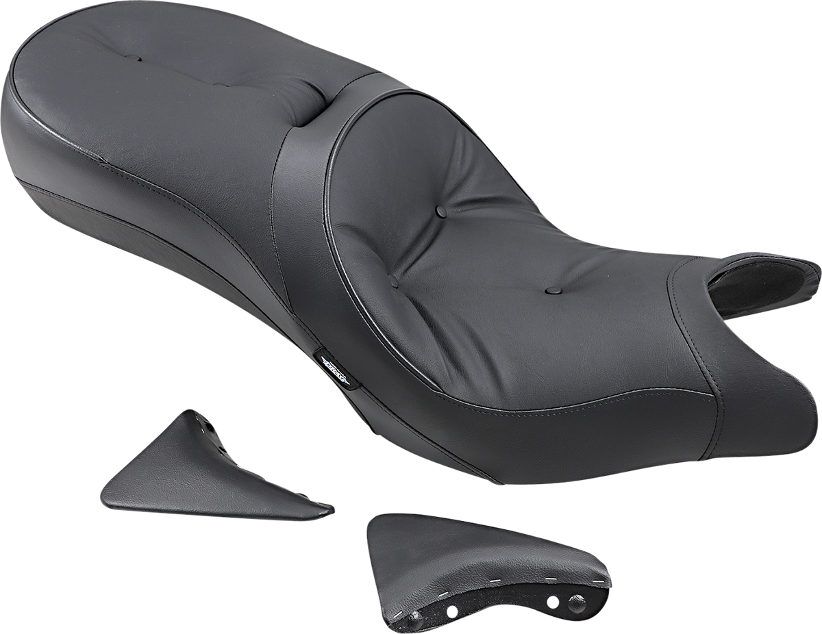 DRAG SPECIALTIES Seat - Low-Profile - Touring - Pillow Top - Black 0810-1542