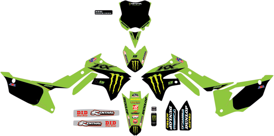 D'COR VISUALS Graphic Kit - Monster Energy 20-20-651