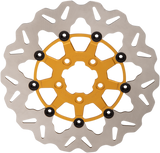 GALFER Front Wave Rotor Gold Center DF835CW-G