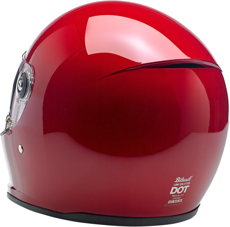 BILTWELL Lane Splitter Helmet - Gloss Blood Red - Small 1004-837-102
