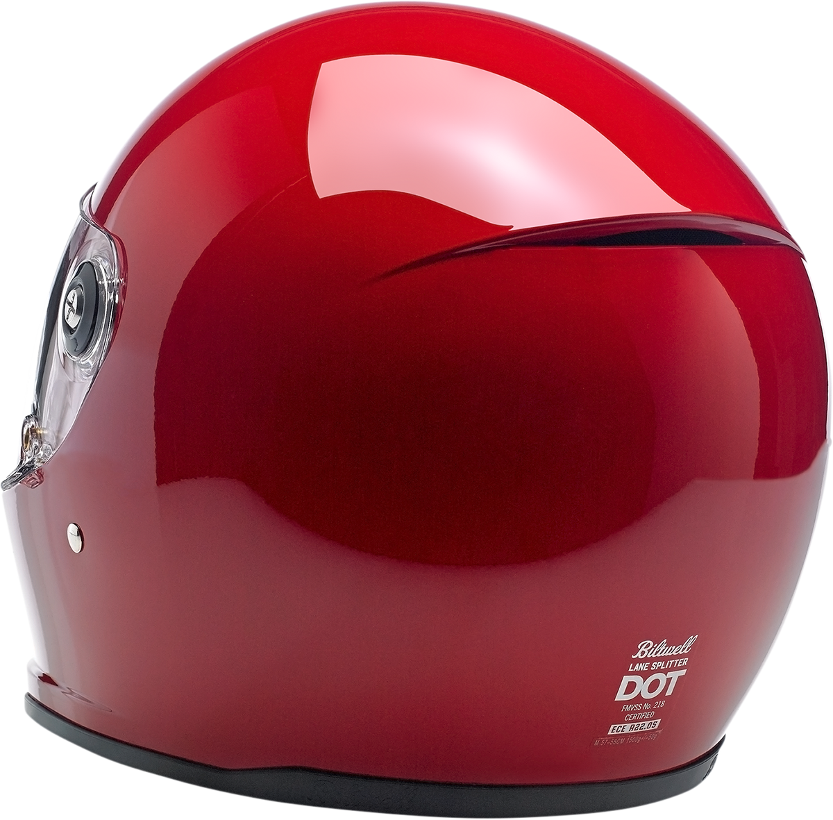 BILTWELL Lane Splitter Helmet - Gloss Blood Red - Small 1004-837-102