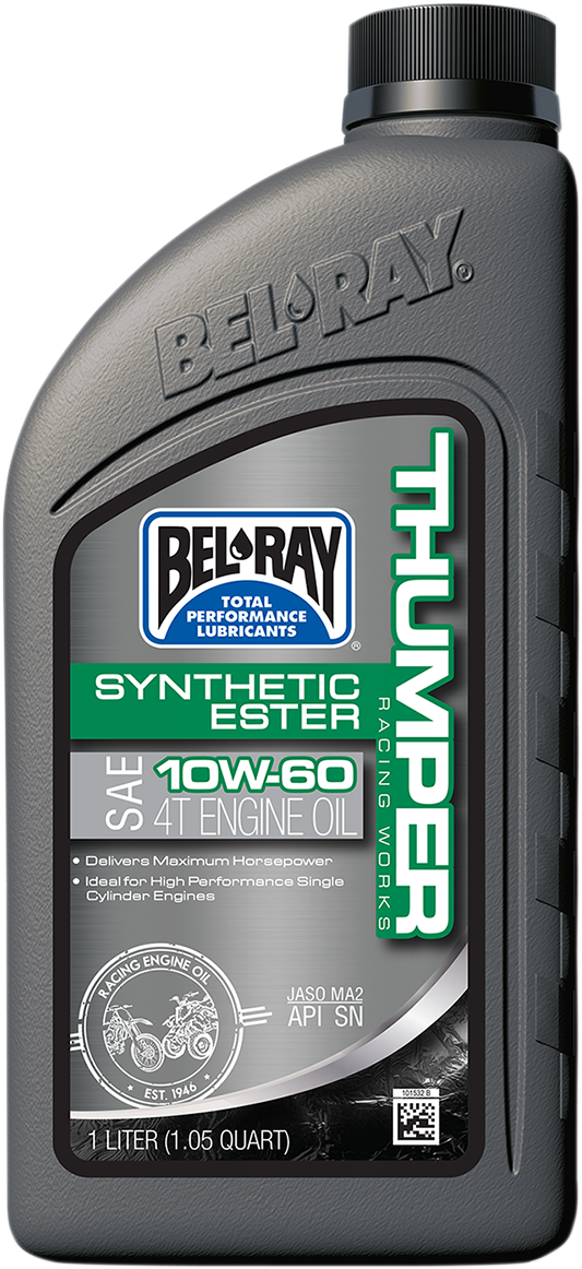 BEL-RAY Thumper Synthetic Oil - 10W-60 - 1L 99551-B1LW