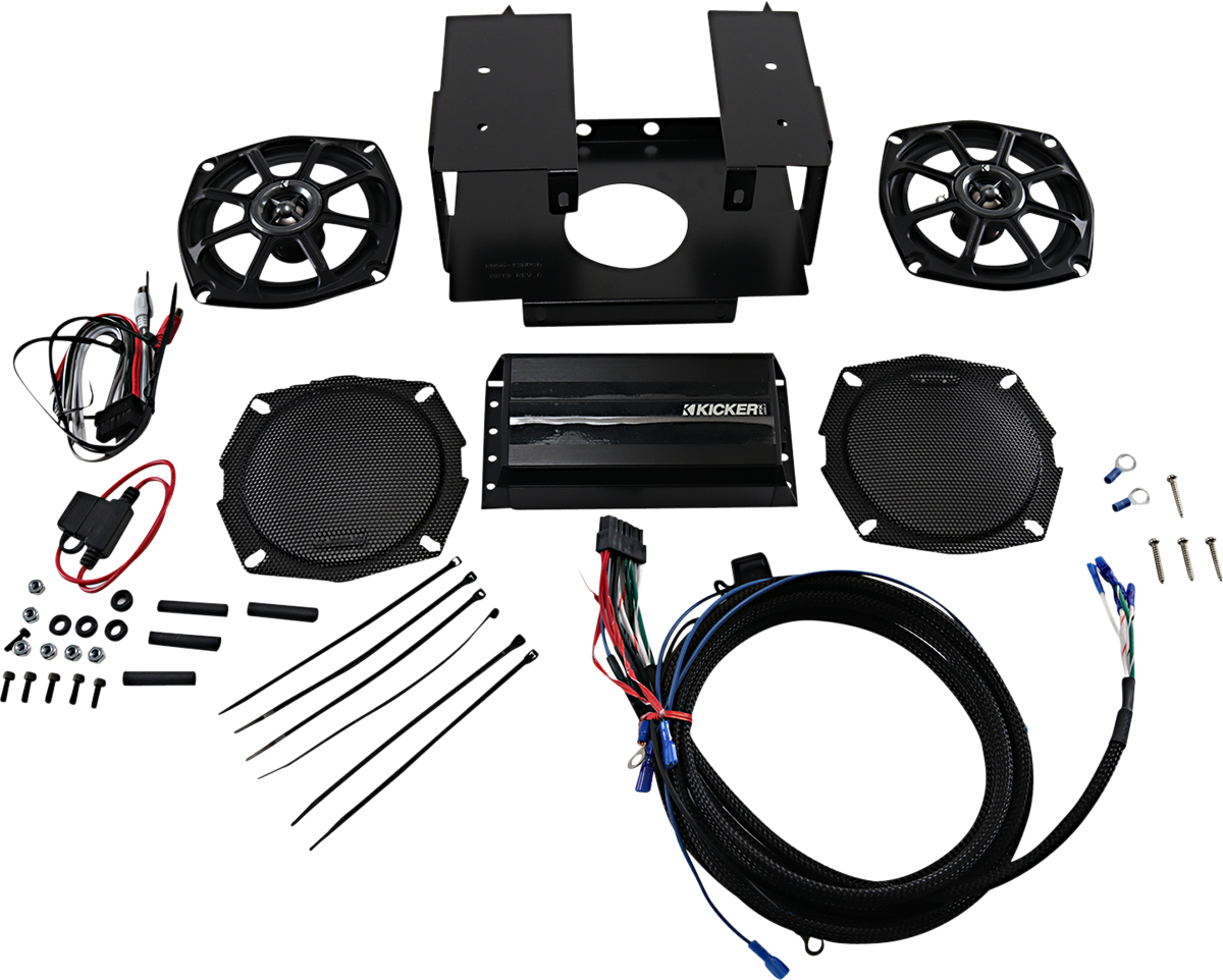 KICKER Speaker Kit - 5-1/4" - 2-Channel Amp - '96-'13 FL 46HDS962