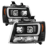 Spyder 07-14 Chevy Suburban/1500/2500/Tahoe V2 Projector Headlights Blk PRO-YD-CSUB07V2-DRL-BK 5082565