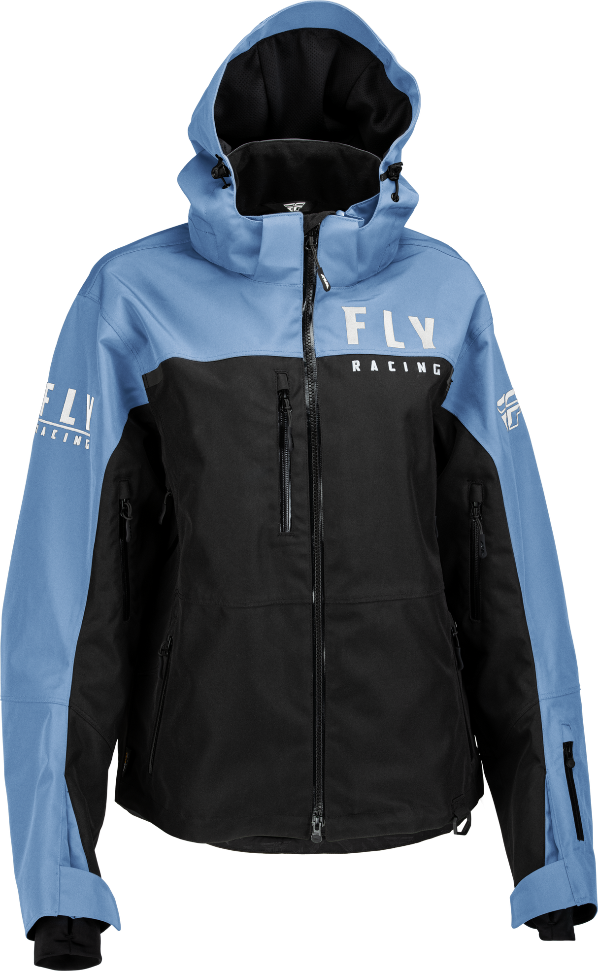 FLY RACING Women's Carbon Jacket Black/Blue Md 470-4501M