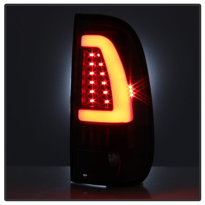 xTune Ford F150 Styleside 97-03 Light Bar LED Tail Lights - Black ALT-ON-FF15097-LBLED-BK 5082084