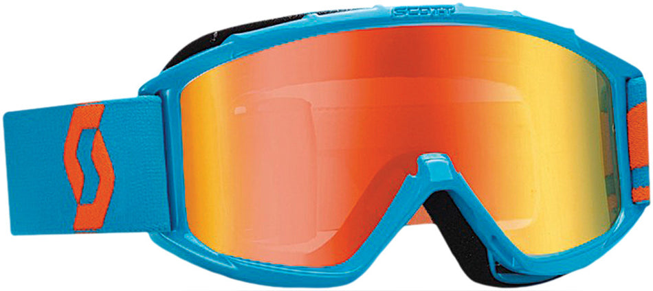 SCOTT 89si Pro Youth Goggle Electric Blue W/Orange Lens 219810-1976280