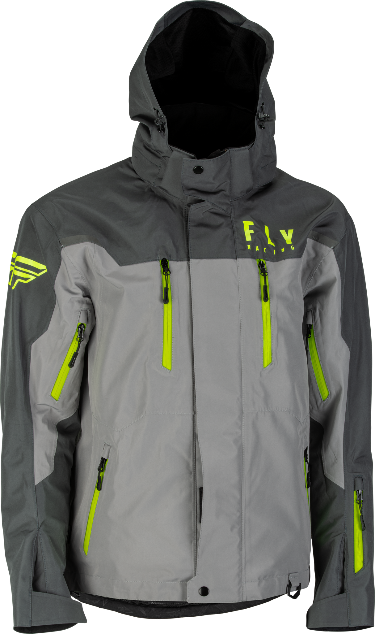 FLY RACING Incline Jacket Black/Grey/Hi-Vis Xl 470-4105X