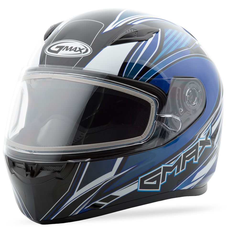 GMAX Ff-49 Snow Helmet Sektor Blue/White/Black 2x G2491218 TC-2
