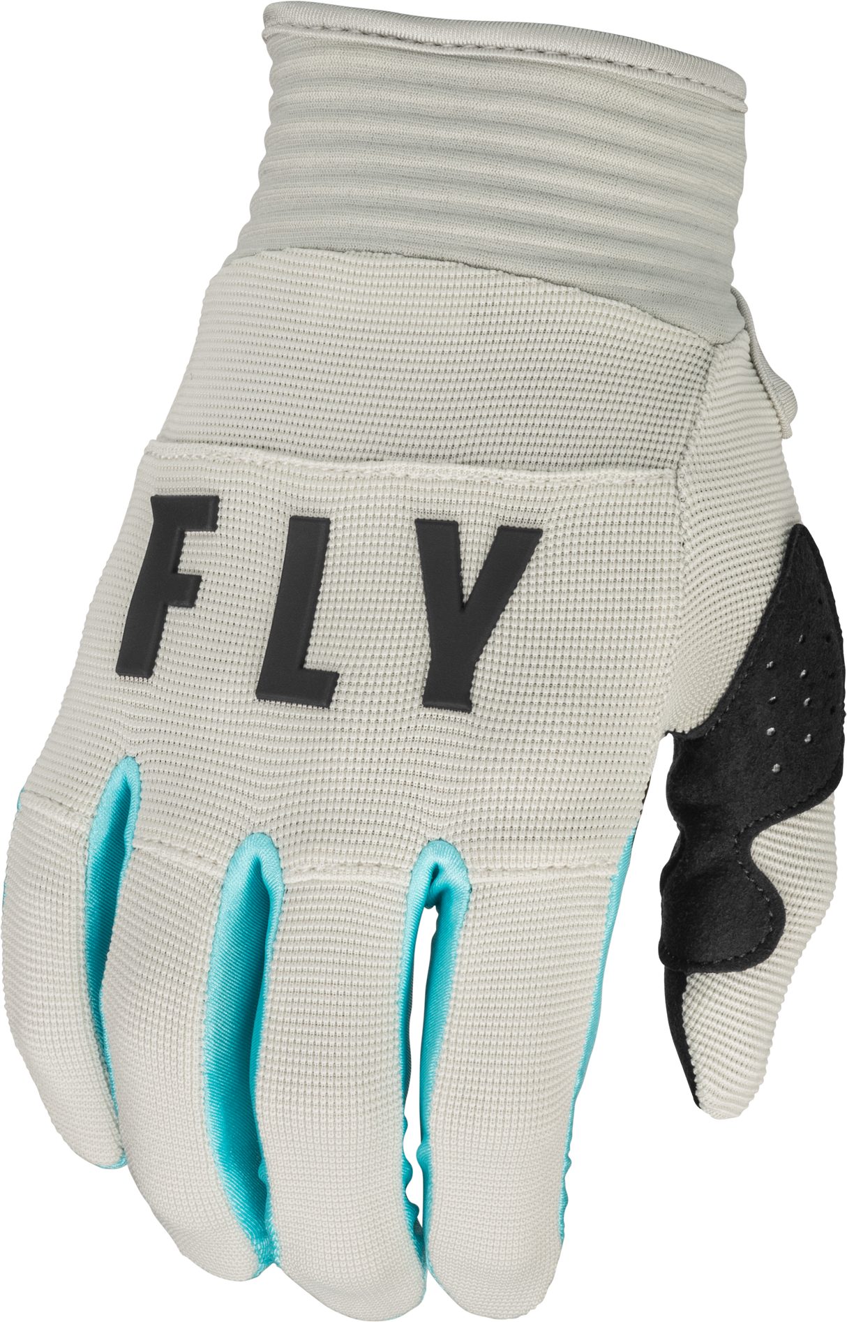 FLY RACING F-16 Gloves Light Grey/Sky Blue Xs 376-812XS