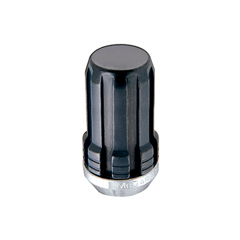 McGard SplineDrive Lug Nut (Cone Seat) M14X1.5 / 1.935in. Length (4-Pack) - Black (Req. Tool) 65310BK