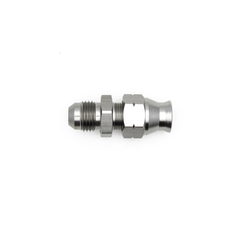 DeatschWerks 6AN Male Flare to 5/16in Hardline Compression Adapter (Incl. 1 Olive Insert) 06-02-0108