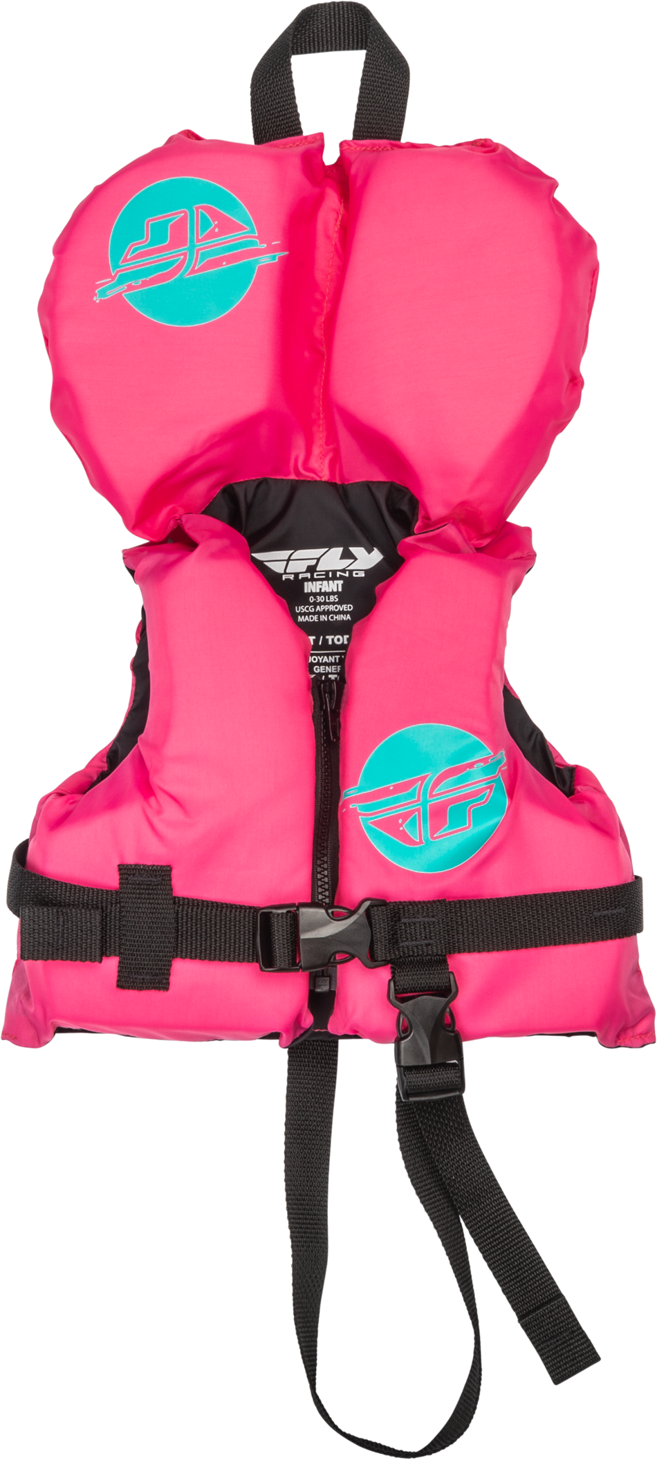 FLY RACING Infant Flotation Vest Neon Pink/Teal 221-30313