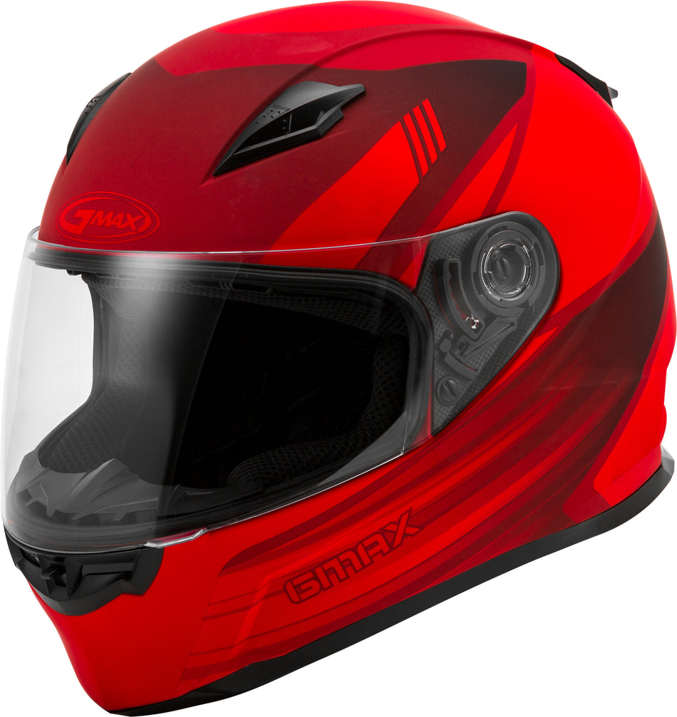 GMAX Youth Gm-49y Full-Face Deflect Helmet Matte Red/Black Ys G1493030