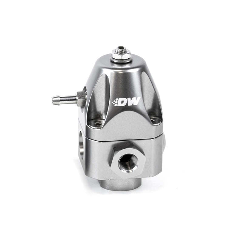 DeatschWerks DWR1000c Adjustable Fuel Pressure Regulator Dual 6AN Inlet and 6AN Outlet - Titanium 6-1002-FRT