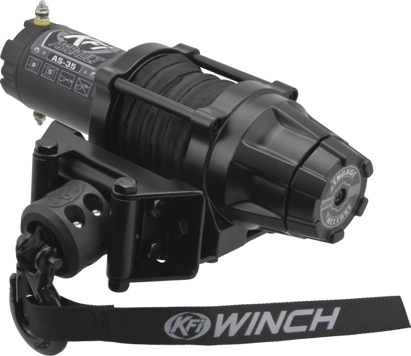 KFI Assault Series Winch 3500 lbs. - Synthetic Cable AS-35