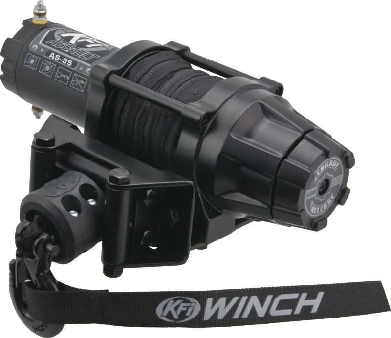 KFI Assault Series Winch 3500 lbs. - Synthetic Cable