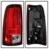 Spyder Chevy Silverado 1500/2500 99-02 Version 2 LED Tail Lights - Red Clear ALT-YD-CS99V2-LED-RC 5081872