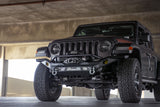 DV8 Offroad 07-18 Jeep Wrangler JK / 18-23 Wrangler JL / 20-23 Gladiator JT MTO Series Front Bumper FBJL-12