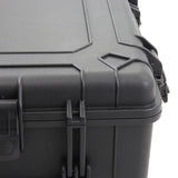 Go Rhino XVenture Gear Hard Case - Large 20in. / Lockable / IP67 / Automatic Air Valve - Tex. Black XG201608