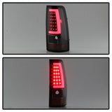 xTune Chevy Silverado 1500/2500/3500 99-02 / Version 3 Tail Lights Black ALT-ON-CS99V3-LBLED-BK 9038761