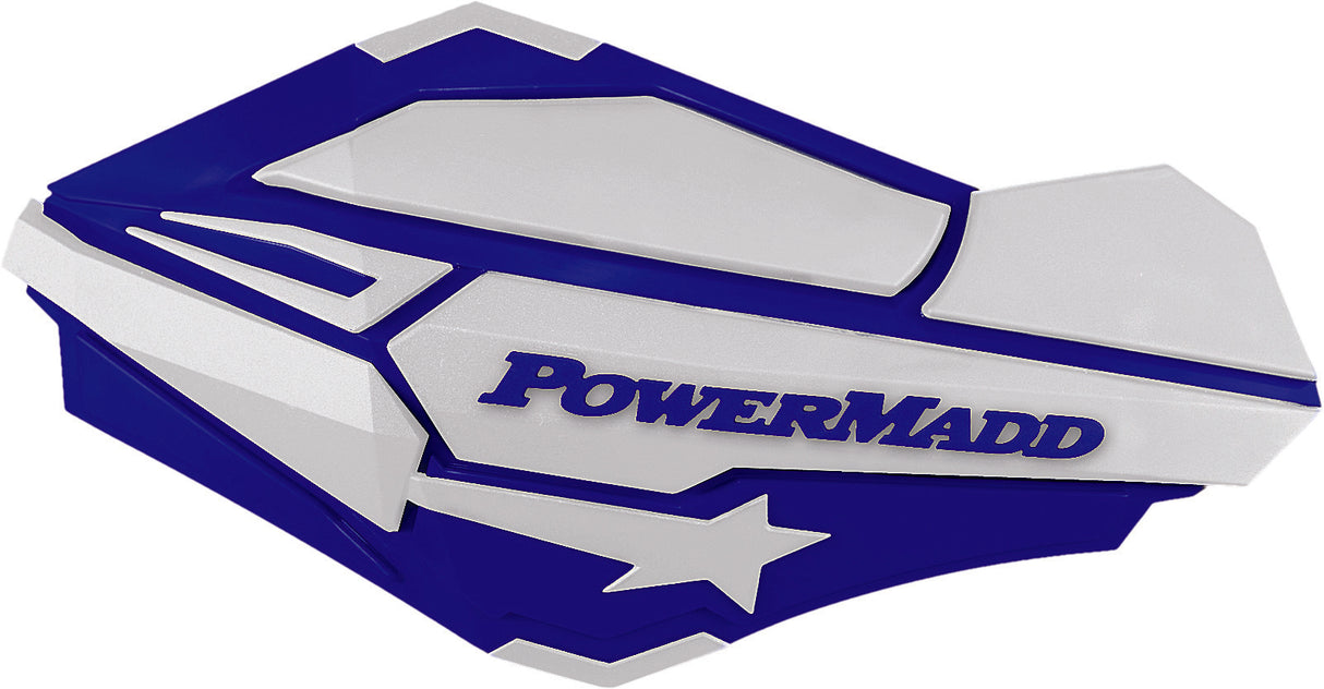 POWERMADD Sentinal Handguards (Blue/White) 34421