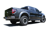 aFe Rebel Series Escape SS Salida lateral delantera CB con puntas negras 10-14 Ford F150 Ecoboost V8 6.2L