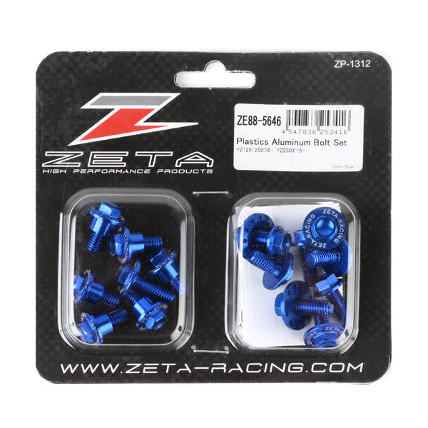 ZETA Aluminium-Schraubensatz Blau ZE88-5646