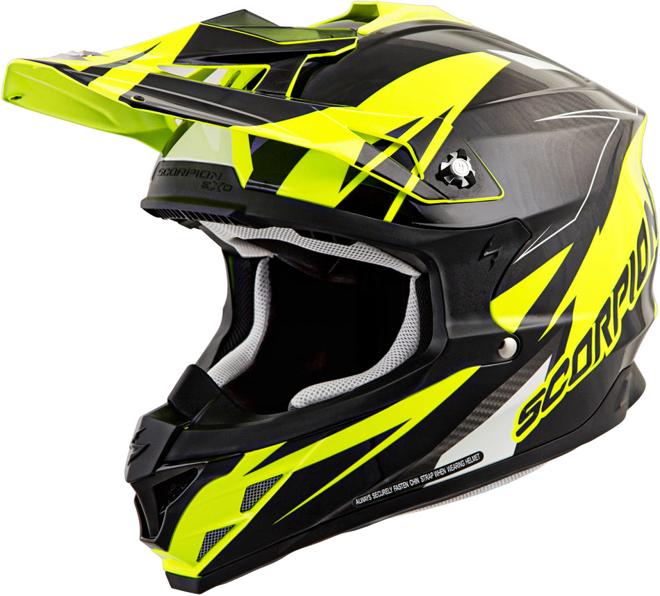 SCORPION EXO Vx-35 Off-Road Helmet Krush Neon Yellow Xs 35-1812