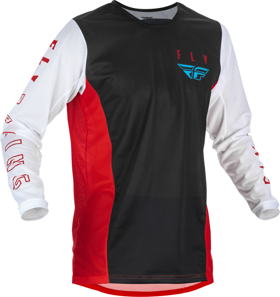 FLY RACING Kinetic Mesh Jersey Red/White/Blue 2x 375-3142X