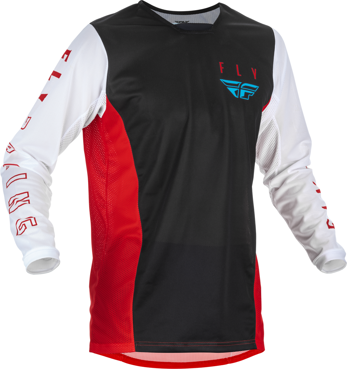 FLY RACING Youth Kinetic Mesh Jersey Red/White/Blue Yx 375-314YX