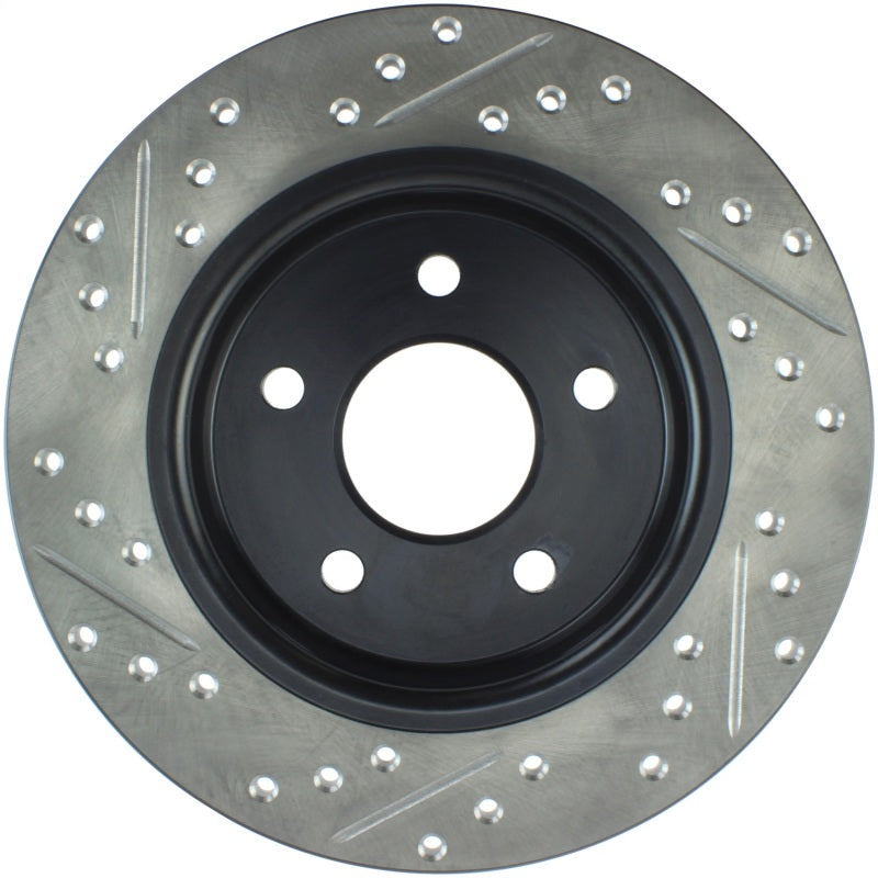 StopTech 12-15 Ford Focus w/ Rear Disc Brakes Rear Left Slotted & Drilled Rotor 127.61099L