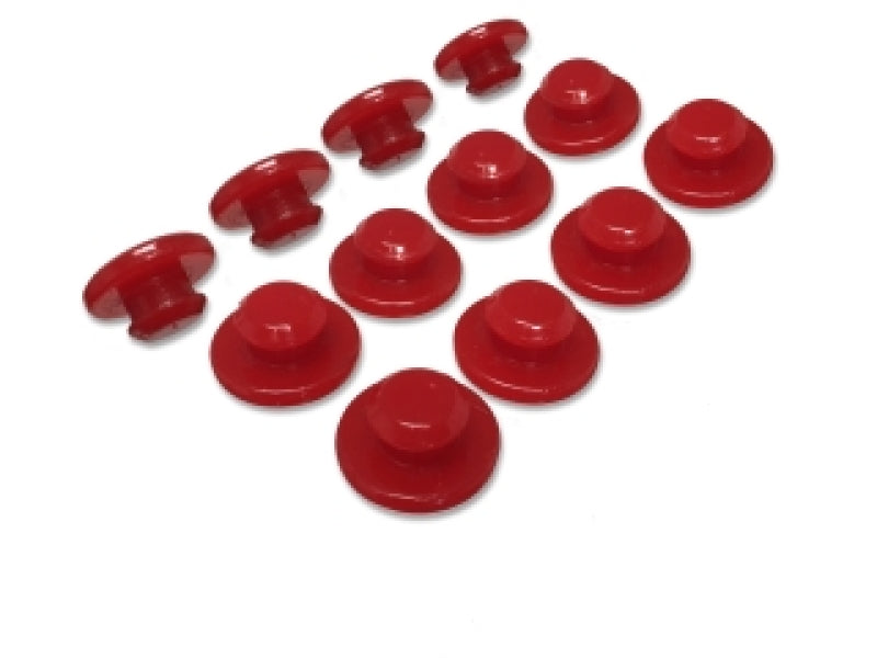 Energy Suspension Polaris Seat Grommet Kit - Red 70.7010R