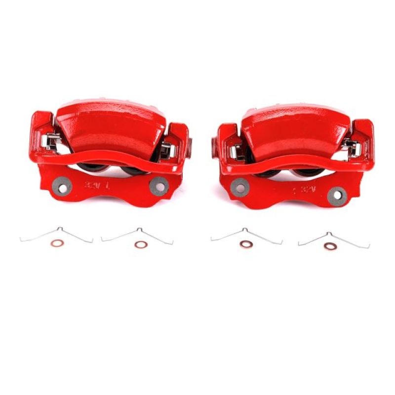 Power Stop 01-05 Lexus IS300 Front Red Calipers w/Brackets - Pair S2778