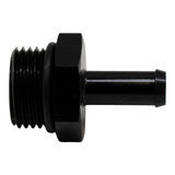 DeatschWerks 8AN ORB Male to 5/16in Male Barb Fitting (Incl O-Ring) - Anodized Matte Black 6-02-0510-B