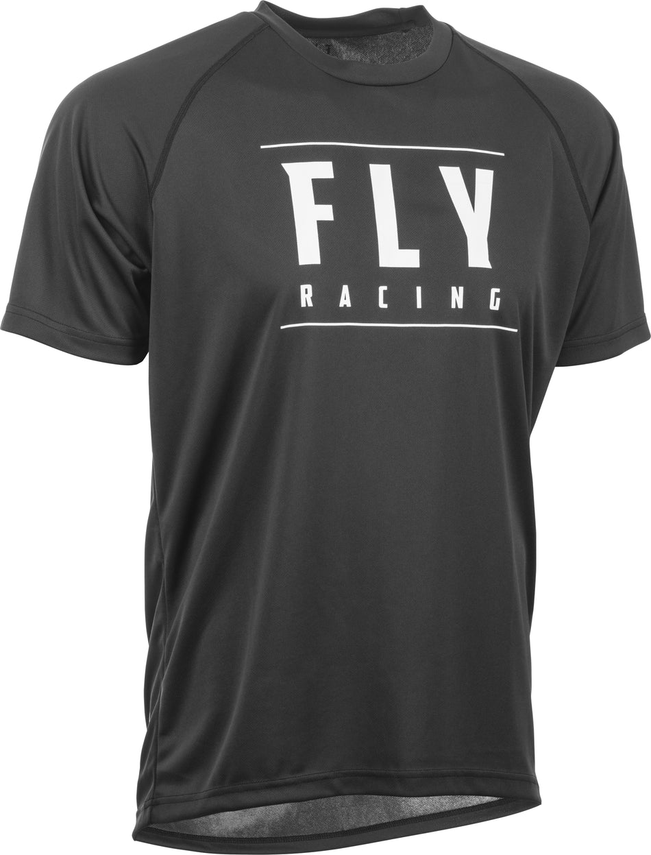 FLY RACING Action Jersey Black/White Lg 352-8050L