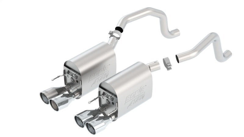 Borla 09-12 Chevy Corvette C6 Coupe/Convertible 6.2L 8cyl Aggressive ATAK Exhaust 11812