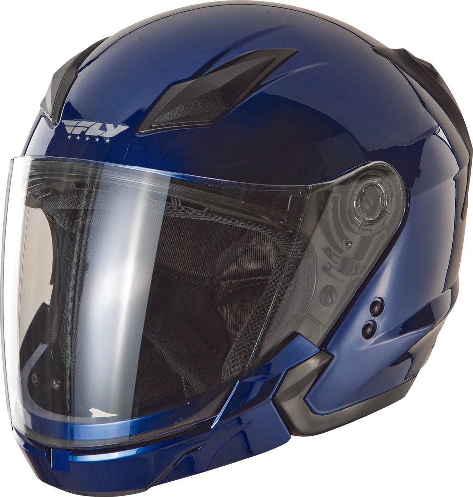 FLY RACING Tourist Solid Helmet Blue Lg F73-8103~4