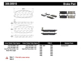 StopTech Performance 01-05 Miata w/ Sport Suspension Rear Brake Pads D891 309.0891