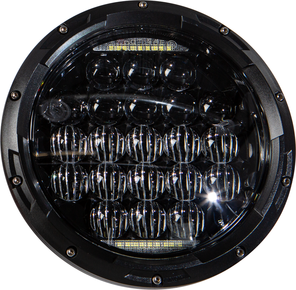 HARDDRIVE Led Headlight 7" 90w Black 820-0362
