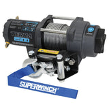 Superwinch 2500 LBS 12V DC 3/16in x 40ft Steel Rope Terra 2500 Winch - Gray Wrinkle 1125260