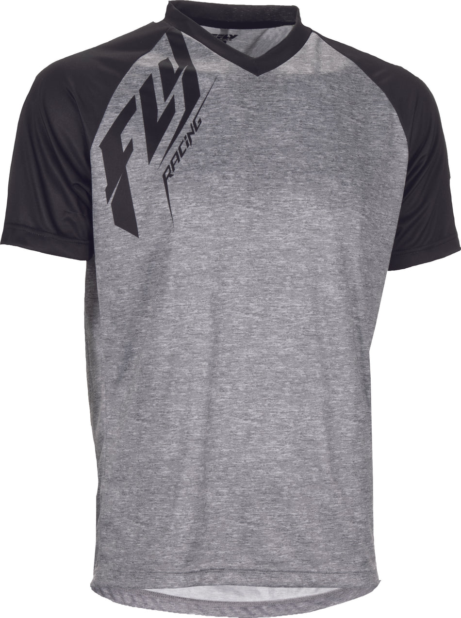 FLY RACING Action Jersey Shirt Heather Grey/Black Md 352-0730M