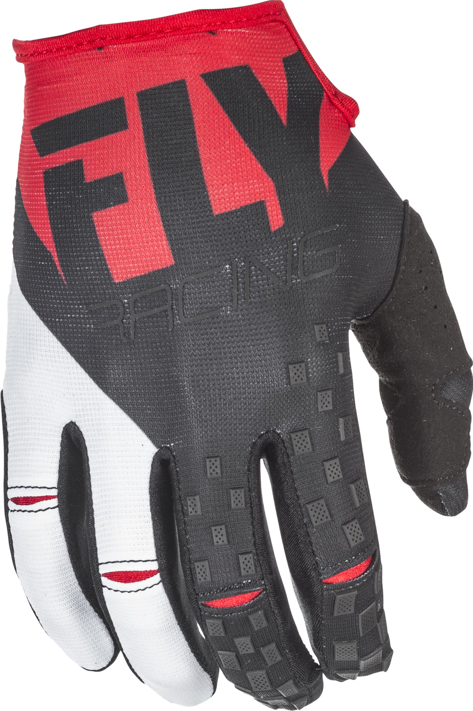 FLY RACING Kinetic Gloves Red/Black Sz 4 371-41204