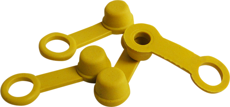 HELIX Bleeder Caps - Yellow - 4-Pack 202-2002