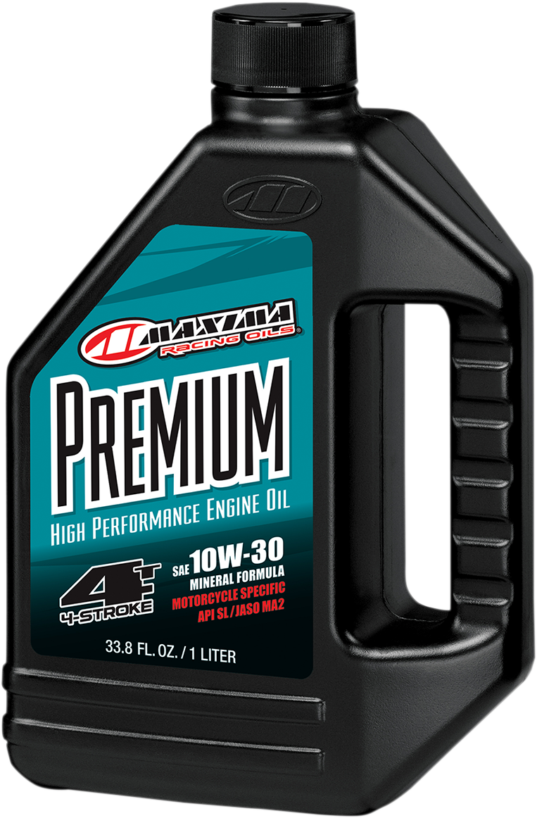 MAXIMA RACING OIL Premium High Performance Mineral 4T Engine Oil - 10W30 - 1L 30-20901