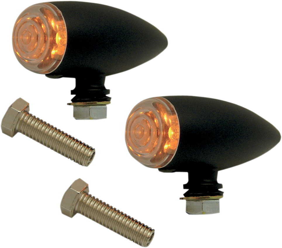 PRO-ONE PERF.MFG. Bullet Marker Light - Black/Smooth 400370B