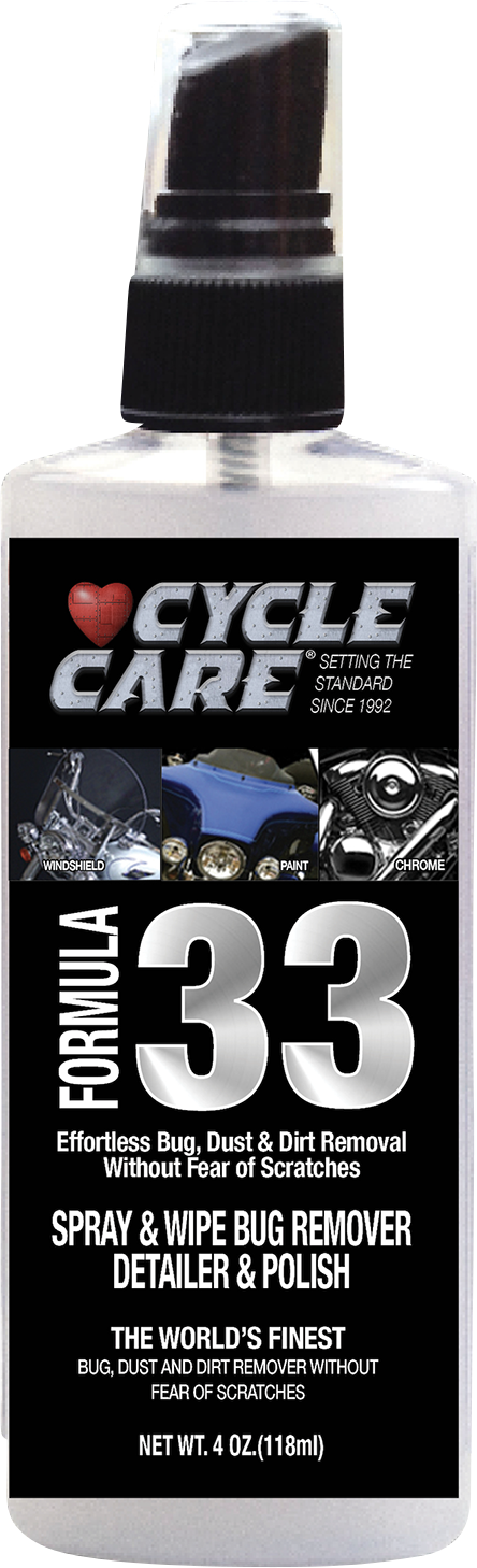 CYCLE CARE FORMULAS Formula 33 Detailer & Bug Remover - 4 U.S. fl oz. 33004