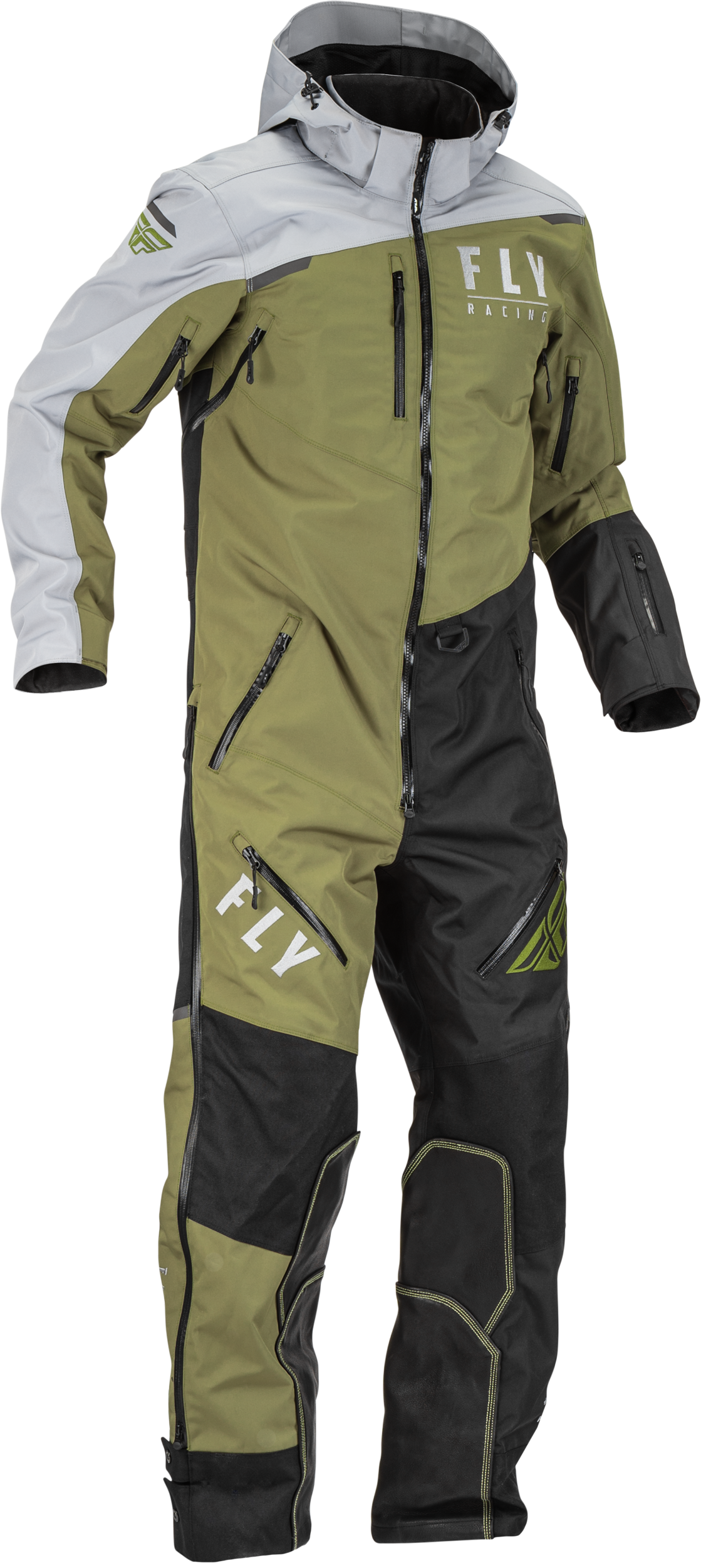 FLY RACING Cobalt Shell Sb Monosuit Olive/Grey 2x 470-43582X