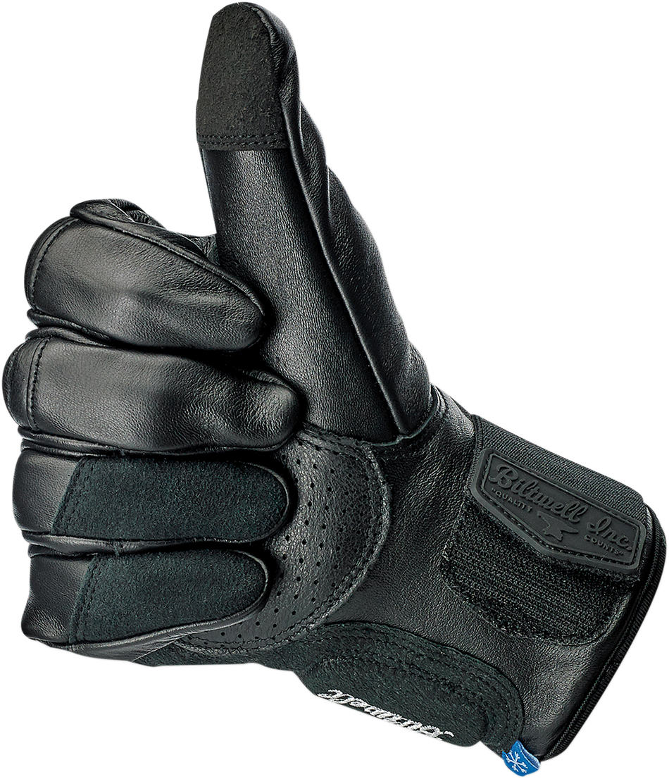 BILTWELL Belden Gloves - Black - Small 1505-0101-302